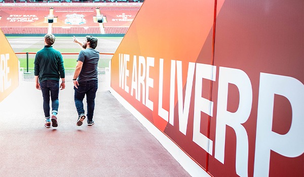 Players' Tunnel at Anfield