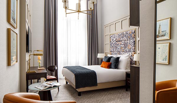 Inside one of the Municipal Hotel & Spa's luxurious rooms