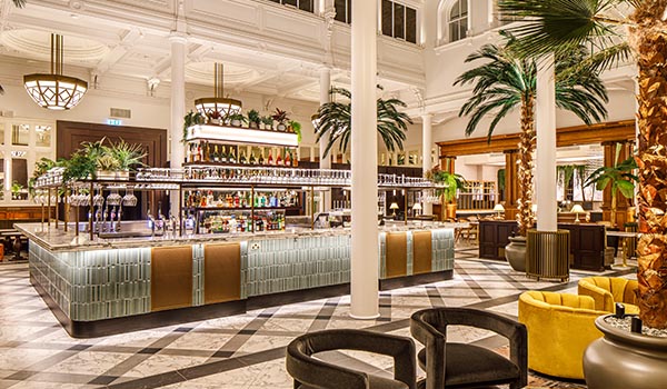 The incredible looking bar at the Municipal Hotel & Spa