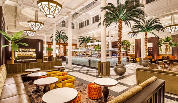 The Municipal Hotel & Spa Bar and Restaurant Area