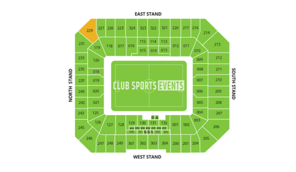 Everton Seating Plan Block 229